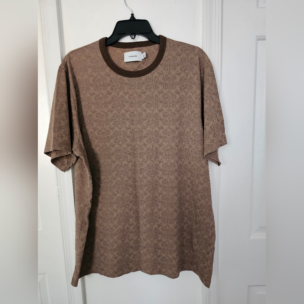 **SOLD**COACH SIGNATURE SHIRT